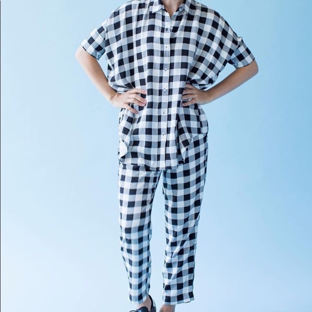 Sonnet James gingham playsuit. Size XS.